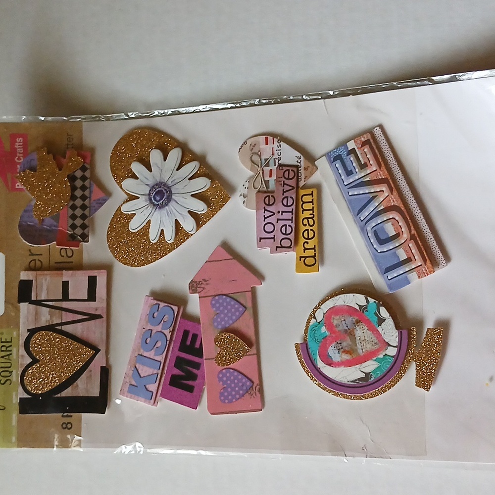 Craters Valentines Stickers NWT 8pcs in one pack